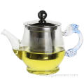 Glass Pitcher Clear Borosilicate Airtight Lid Glass Teapot